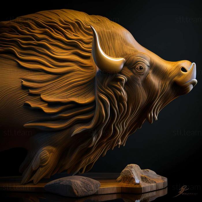 3D модель Рыба-буйвол (STL)